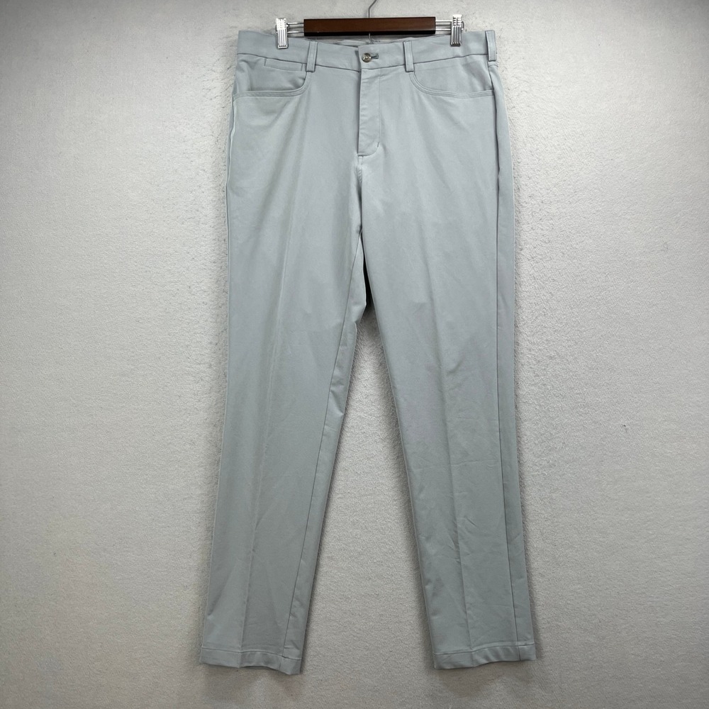 Walter Hagen Pants Mens 34x32 Grey 11 Majors Golf Performance Trousers Preppy